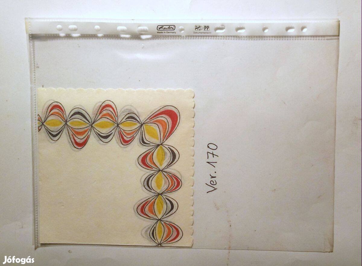 Szalvéta Ver.170 papír retró