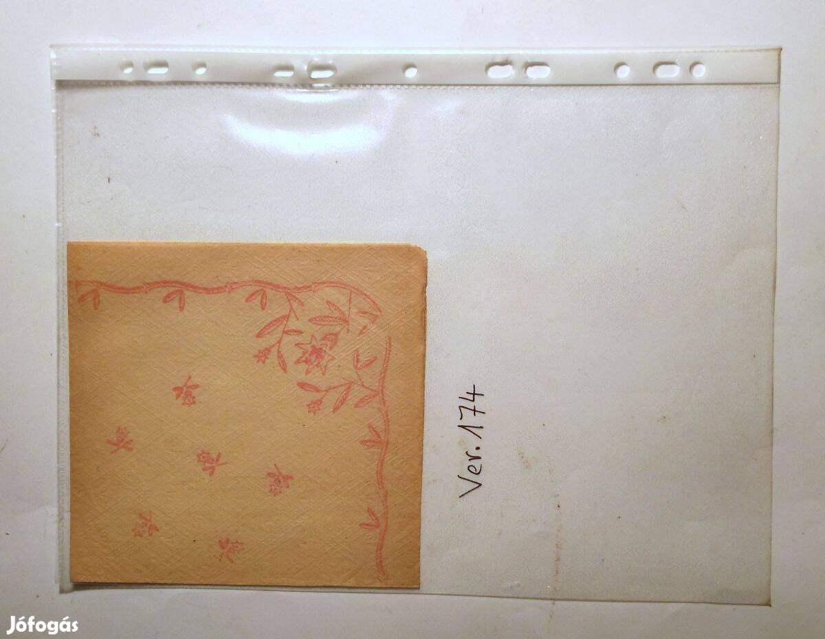 Szalvéta Ver.174 papír retró