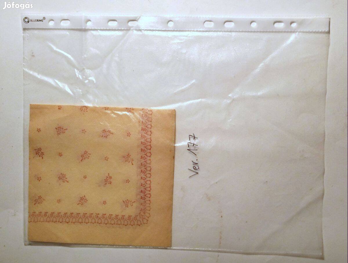 Szalvéta Ver.177 papír retró