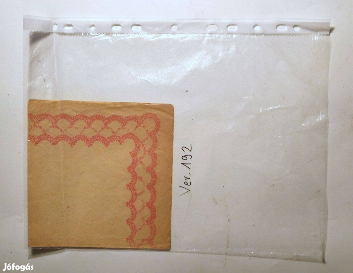 Szalvéta Ver.192 papír retró