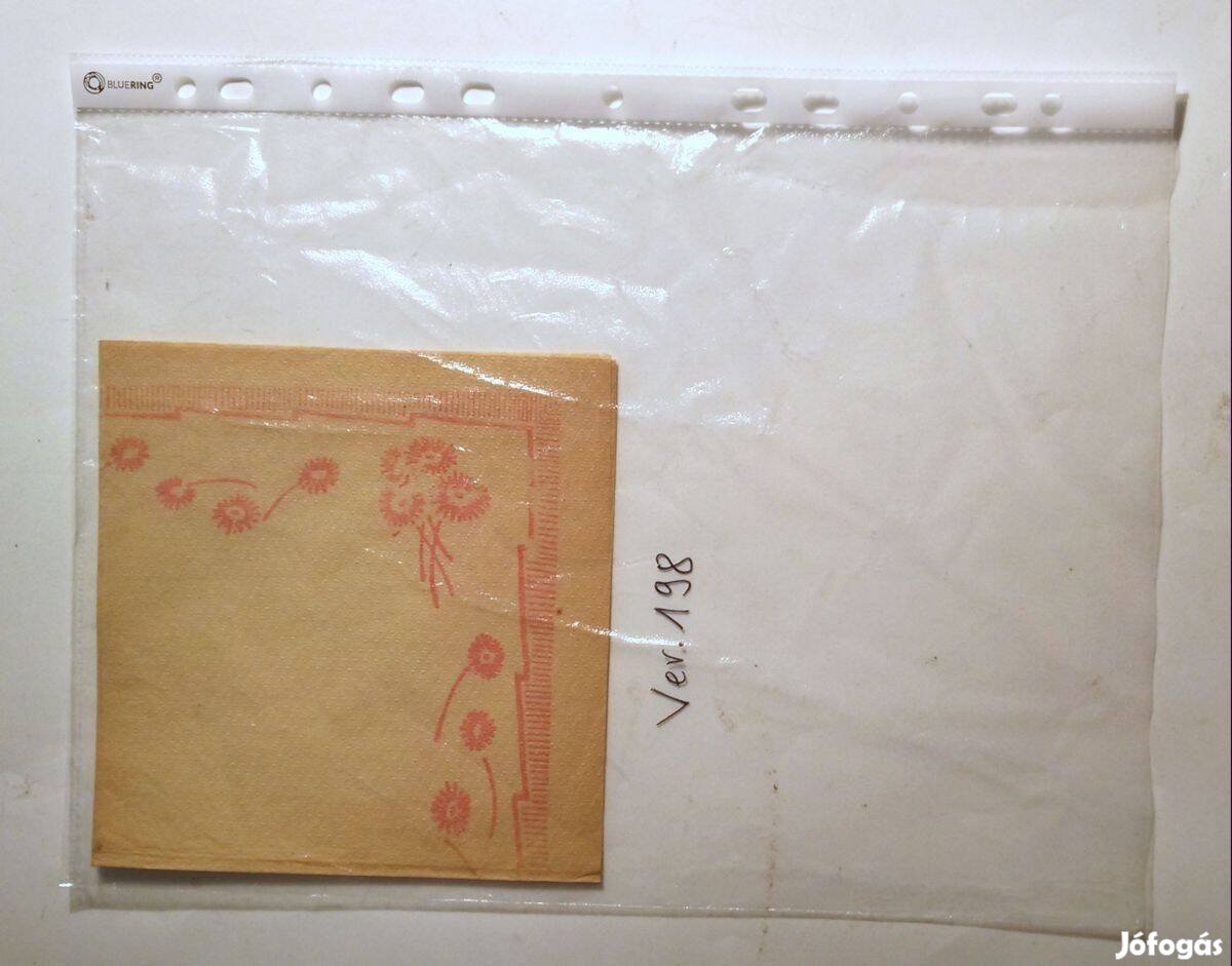 Szalvéta Ver.198 papír retró