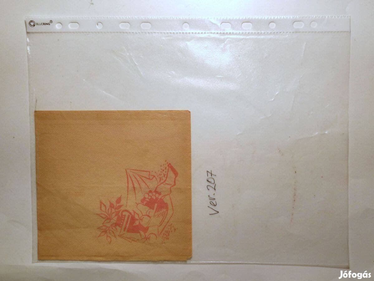 Szalvéta Ver.207 papír retró