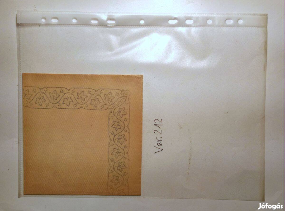 Szalvéta Ver.212 papír retró