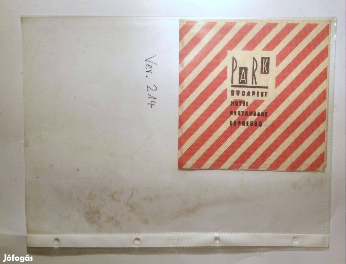 Szalvéta Ver.214 papír retró