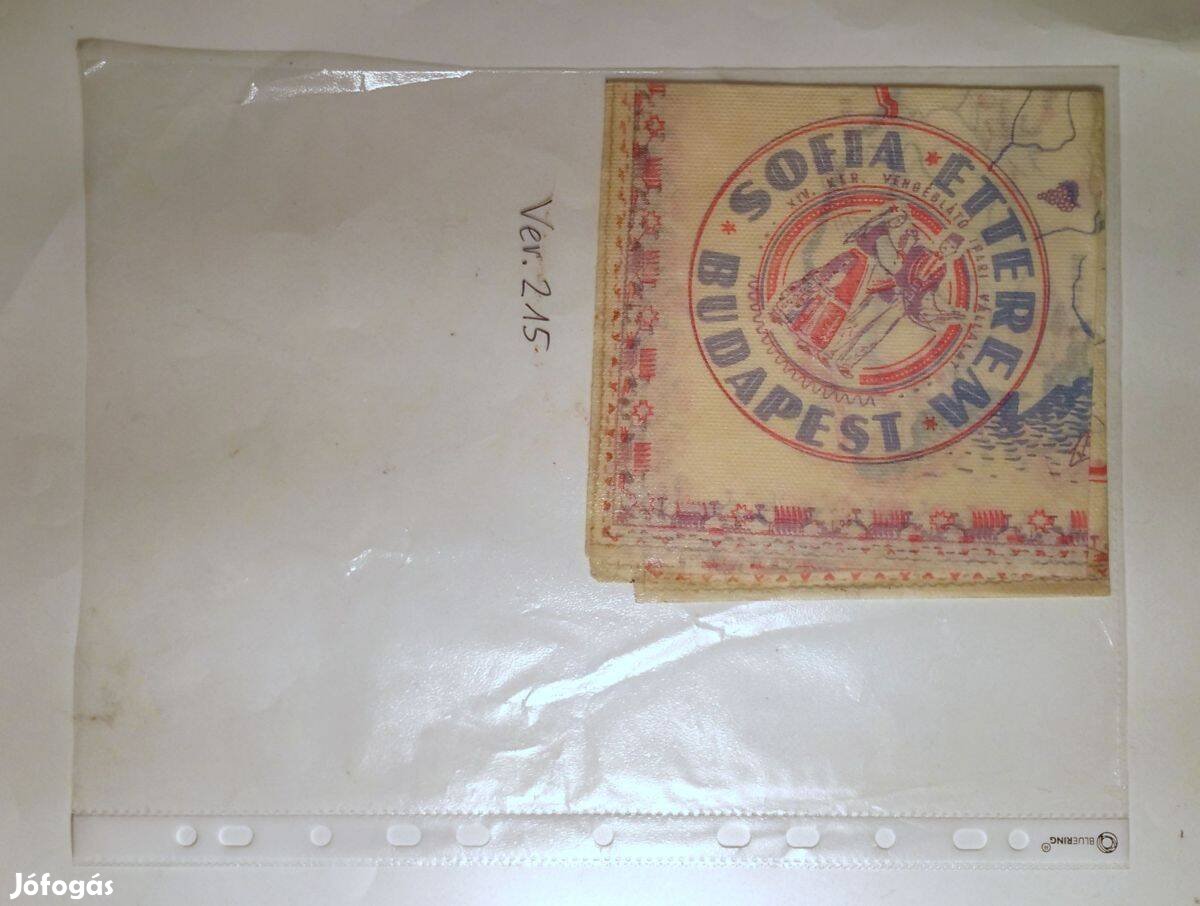 Szalvéta Ver.215 papír retró