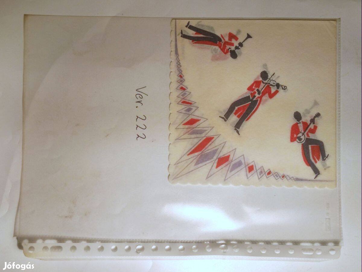 Szalvéta Ver.222 papír retró