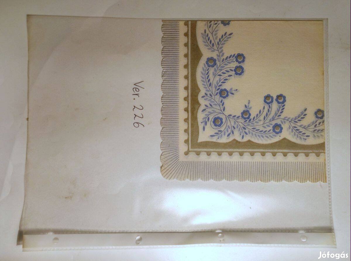 Szalvéta Ver.226 papír retró