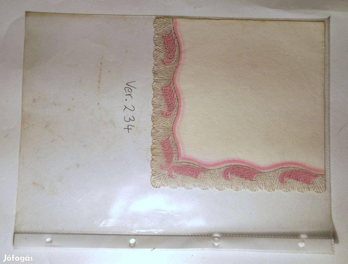 Szalvéta Ver.234 papír retró