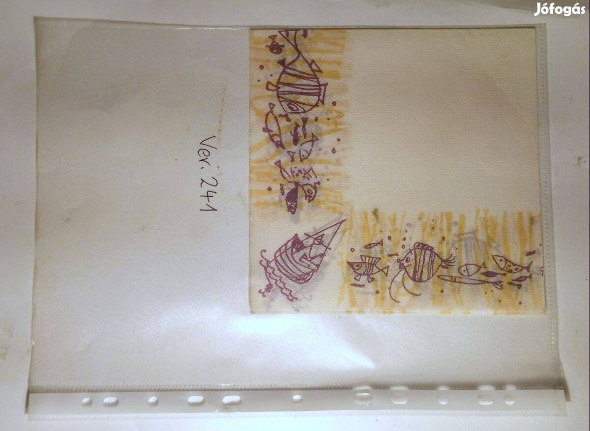 Szalvéta Ver.241 papír retró