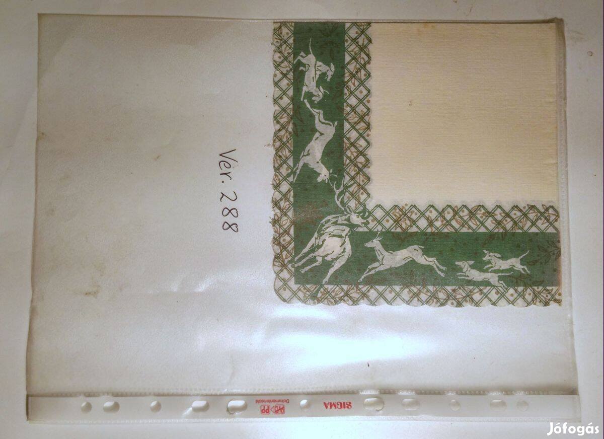 Szalvéta Ver.288 papír retró