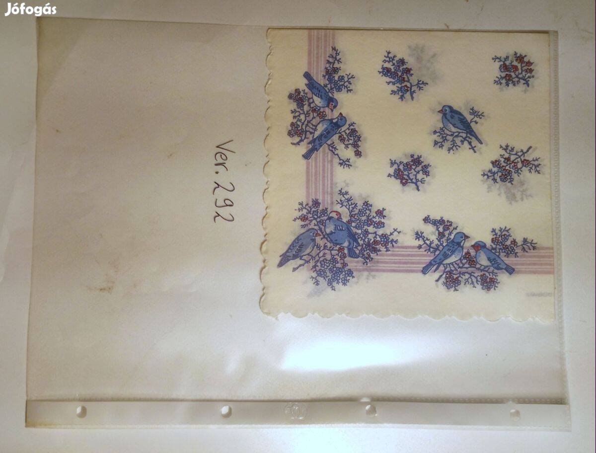 Szalvéta Ver.292 papír retró