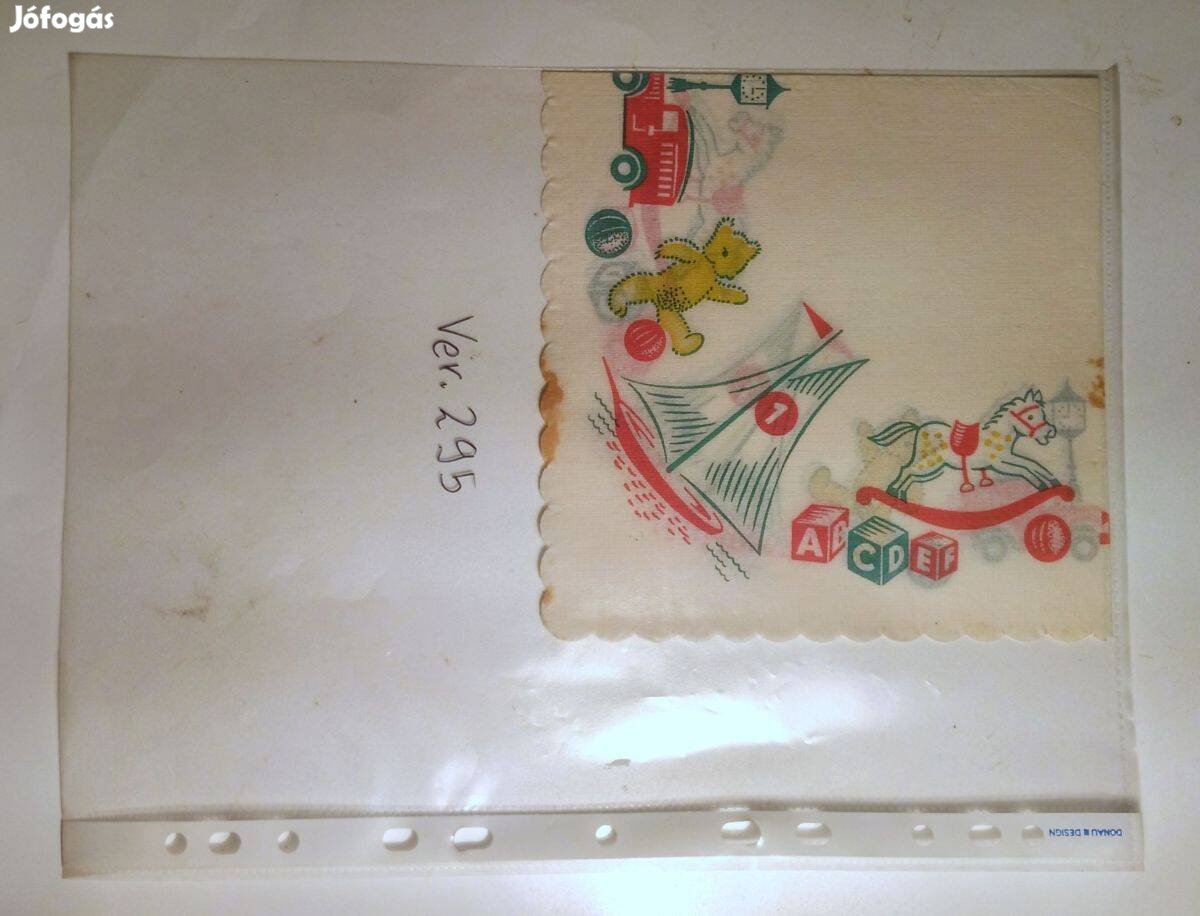 Szalvéta Ver.295 papír retró