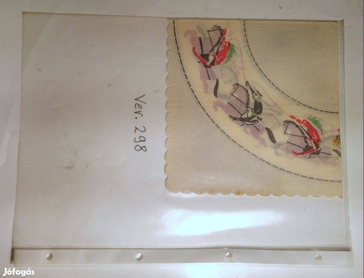 Szalvéta Ver.298 papír retró