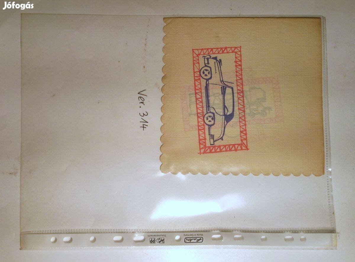 Szalvéta Ver.314 papír retró