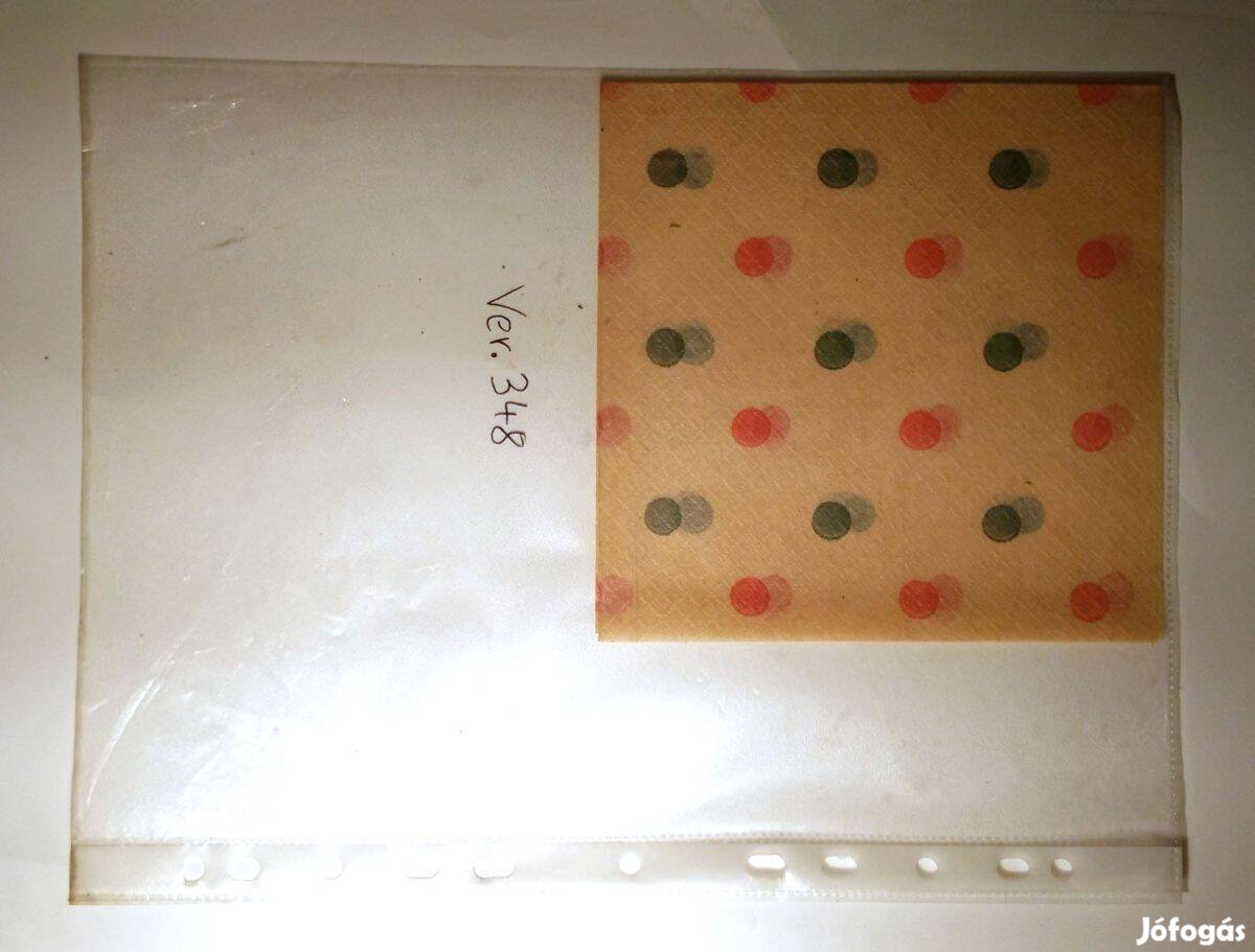 Szalvéta Ver.348 papír retró