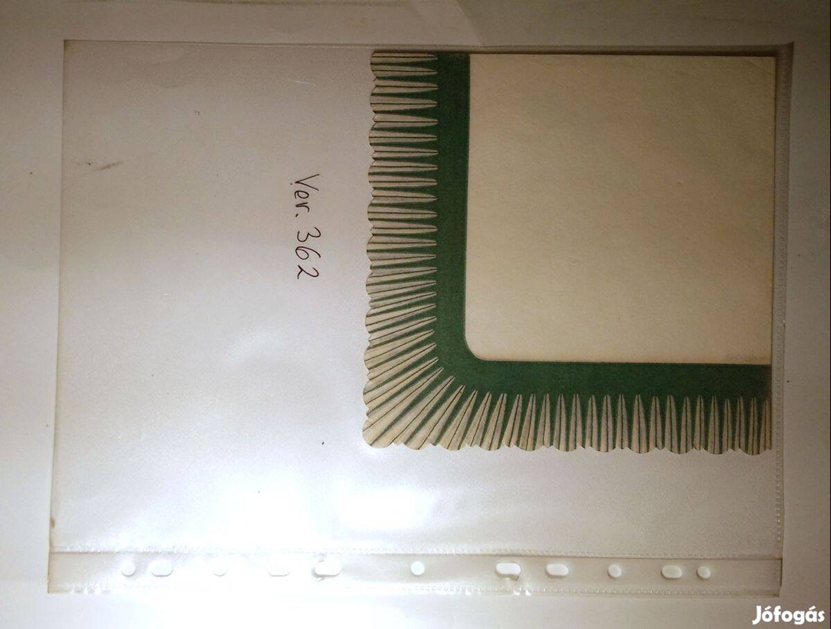 Szalvéta Ver.362 papír retró