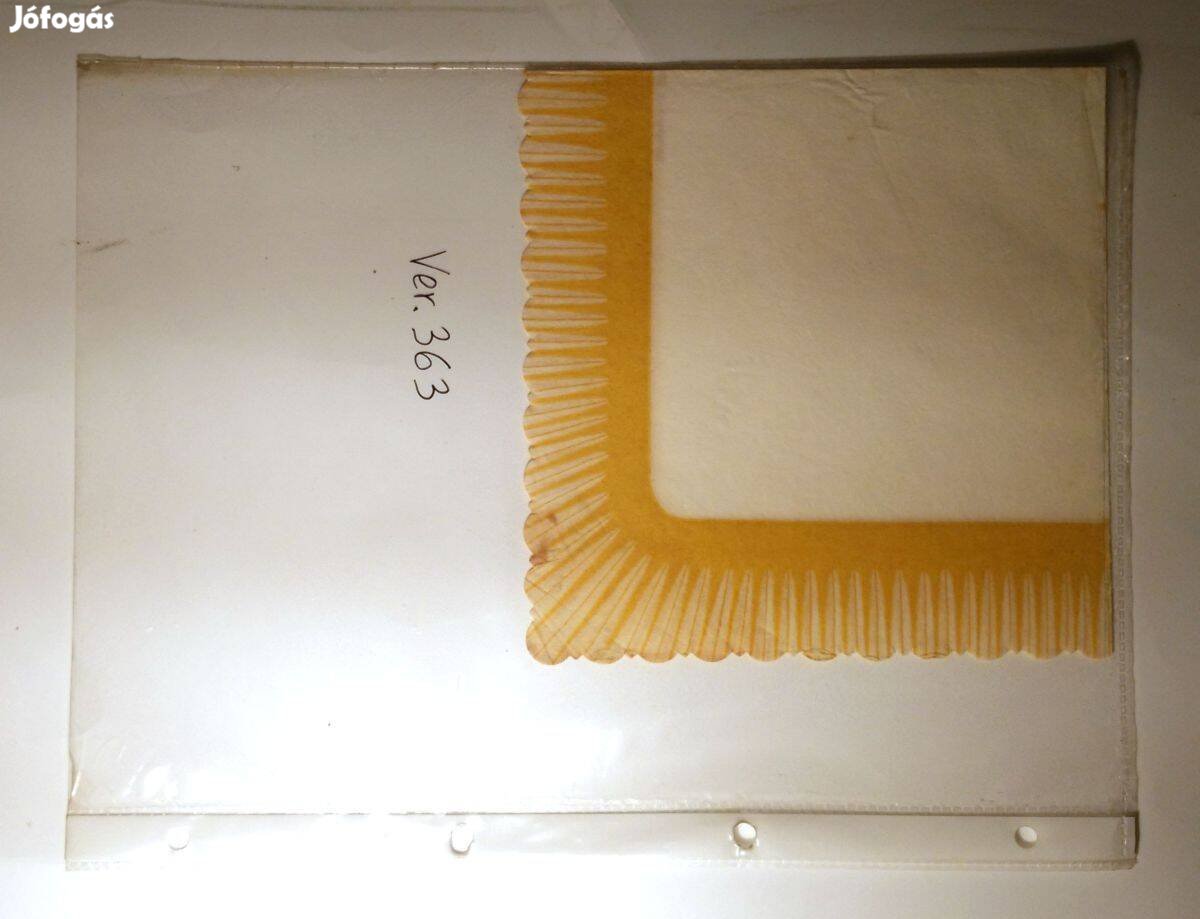 Szalvéta Ver.363 papír retró