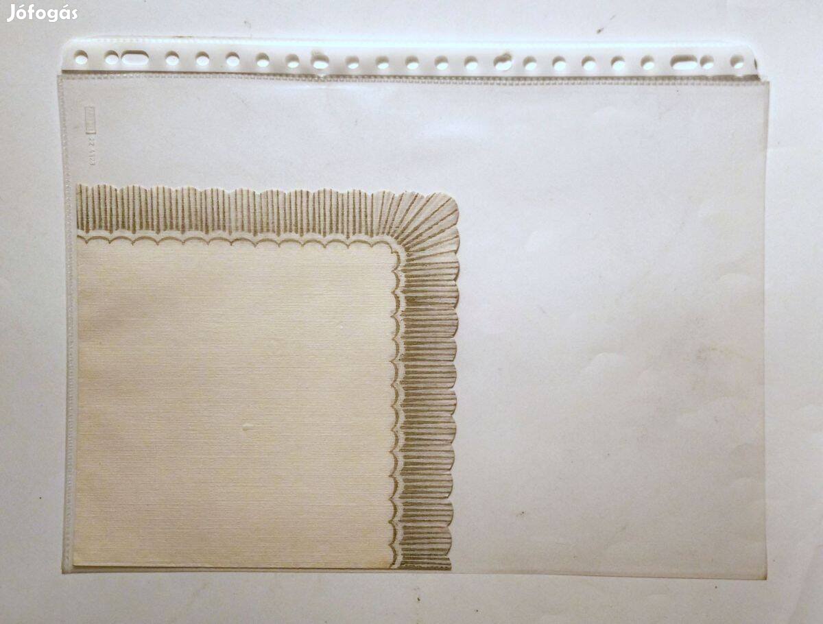 Szalvéta Ver.36 papír retró