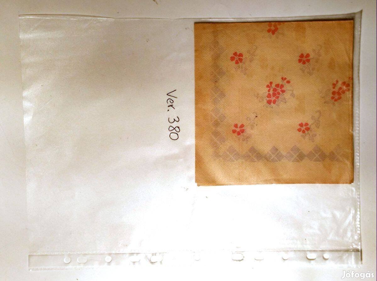 Szalvéta Ver.380 papír retró