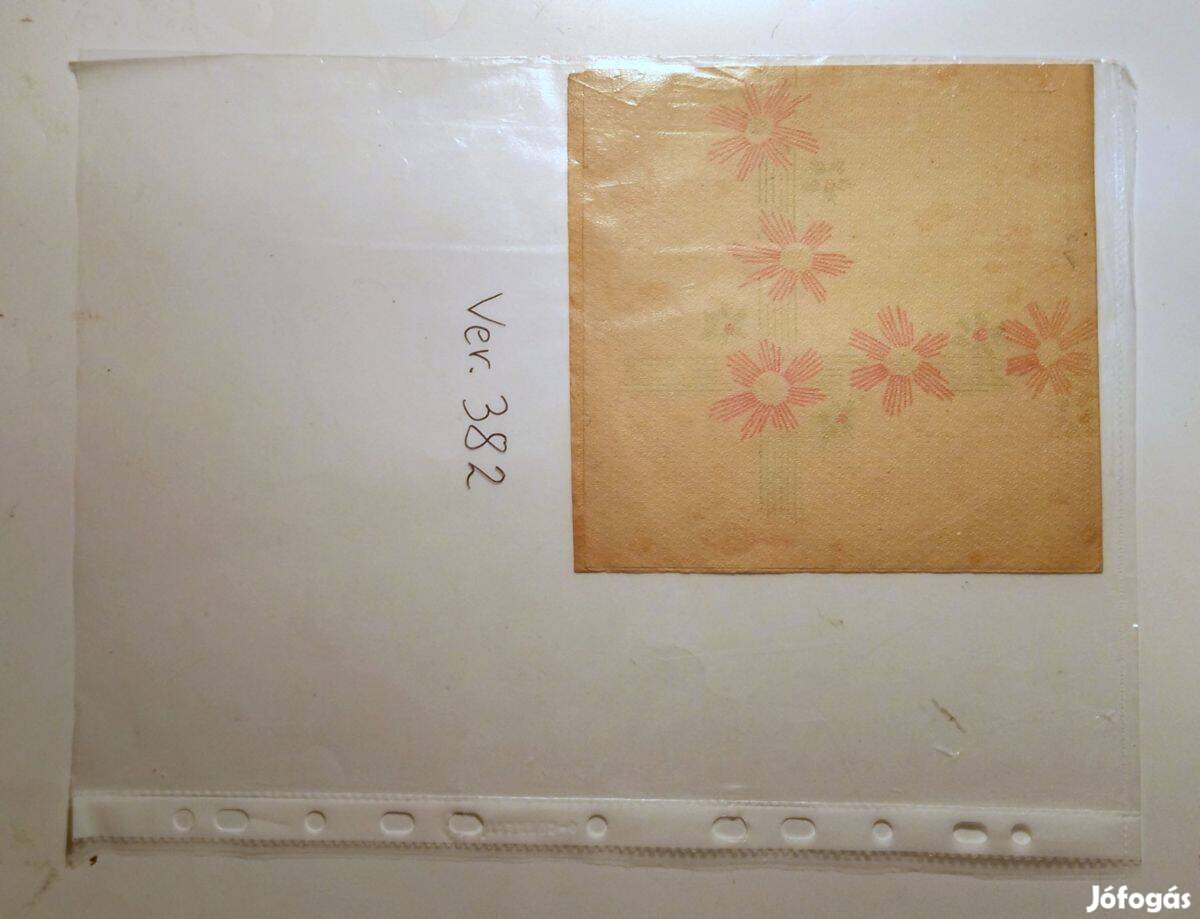 Szalvéta Ver.382 papír retró