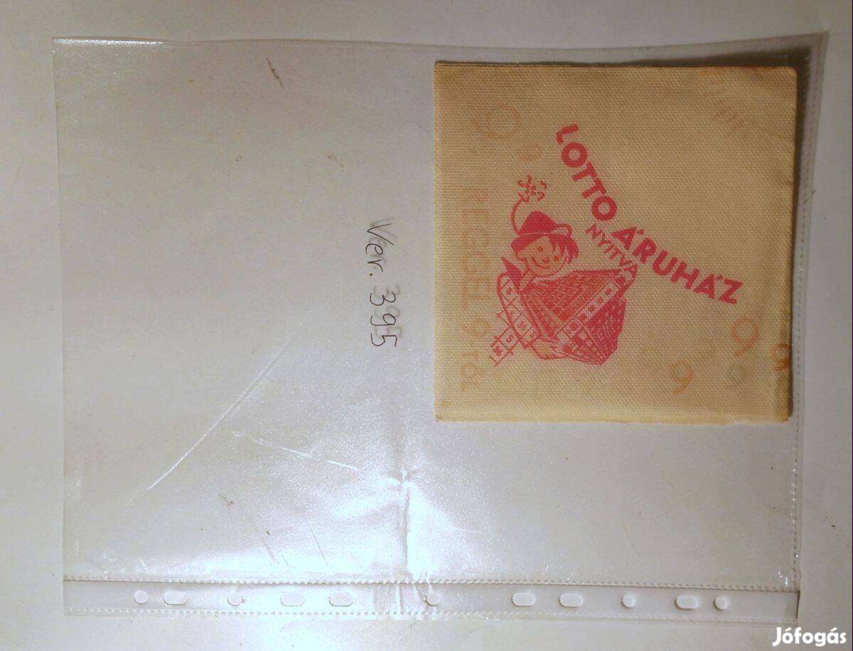 Szalvéta Ver.395 papír retró