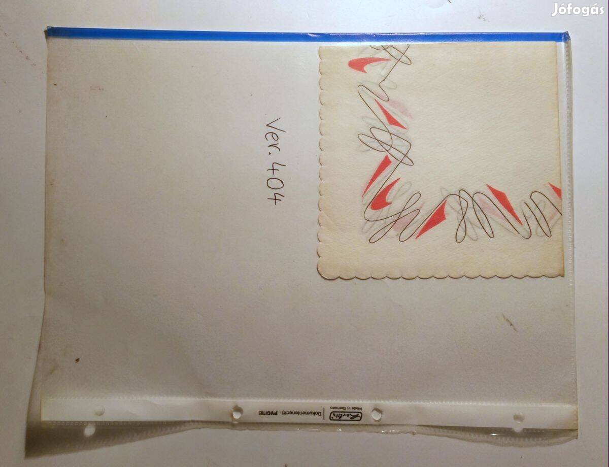 Szalvéta Ver.404 papír retró