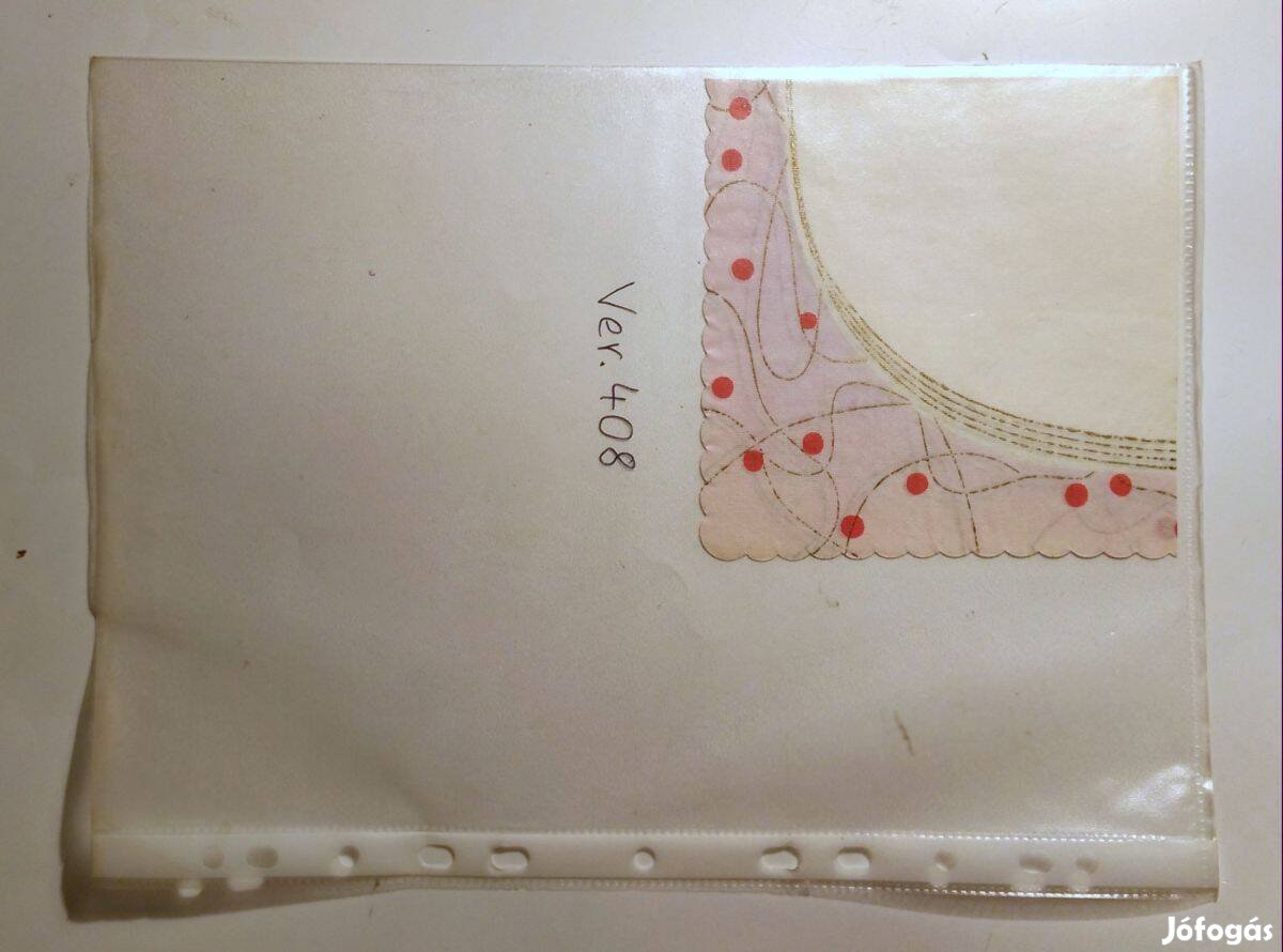 Szalvéta Ver.408 papír retró