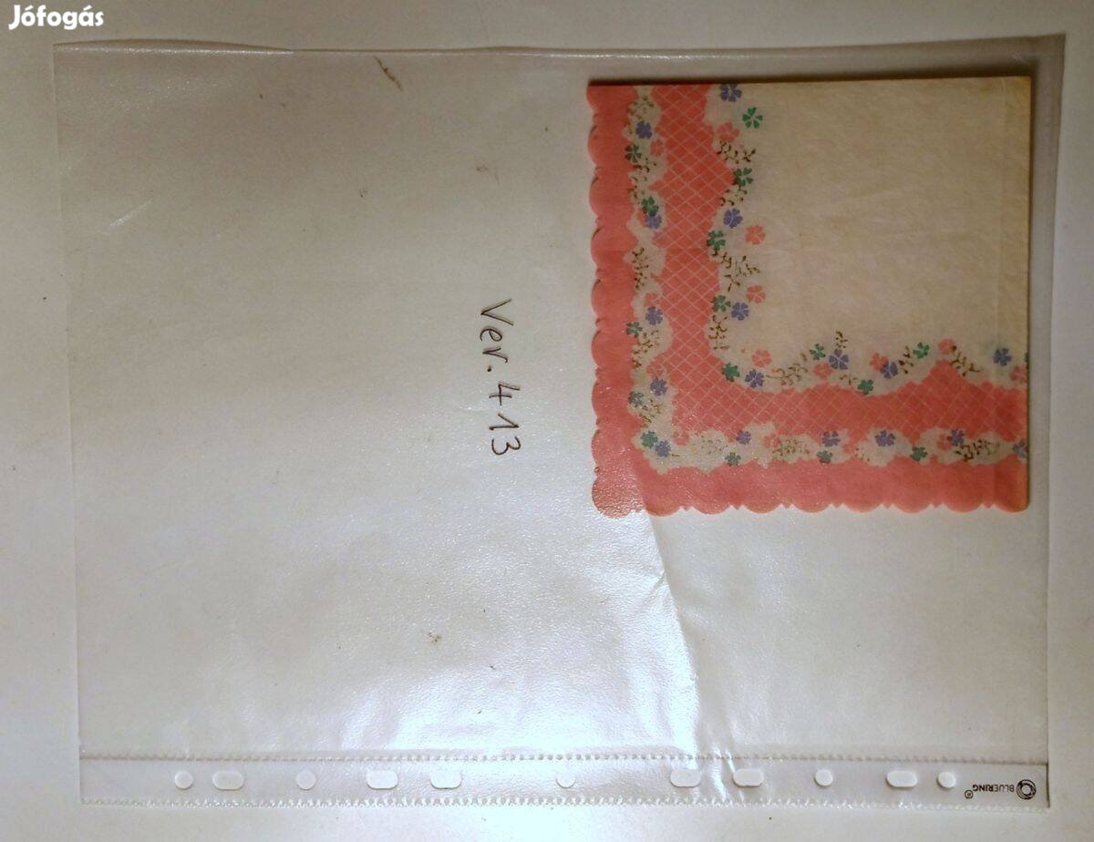 Szalvéta Ver.413 papír retró