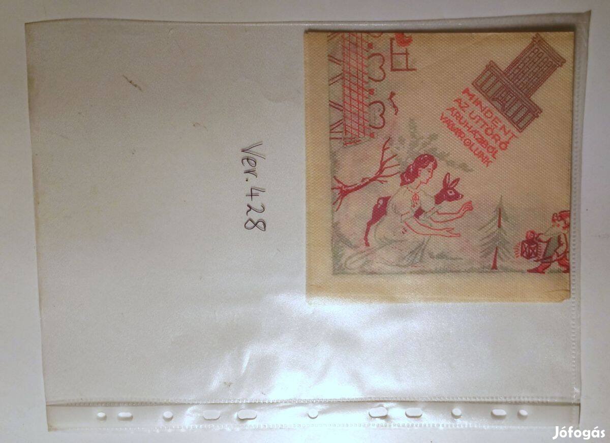 Szalvéta Ver.428 papír Úttörő Áruház