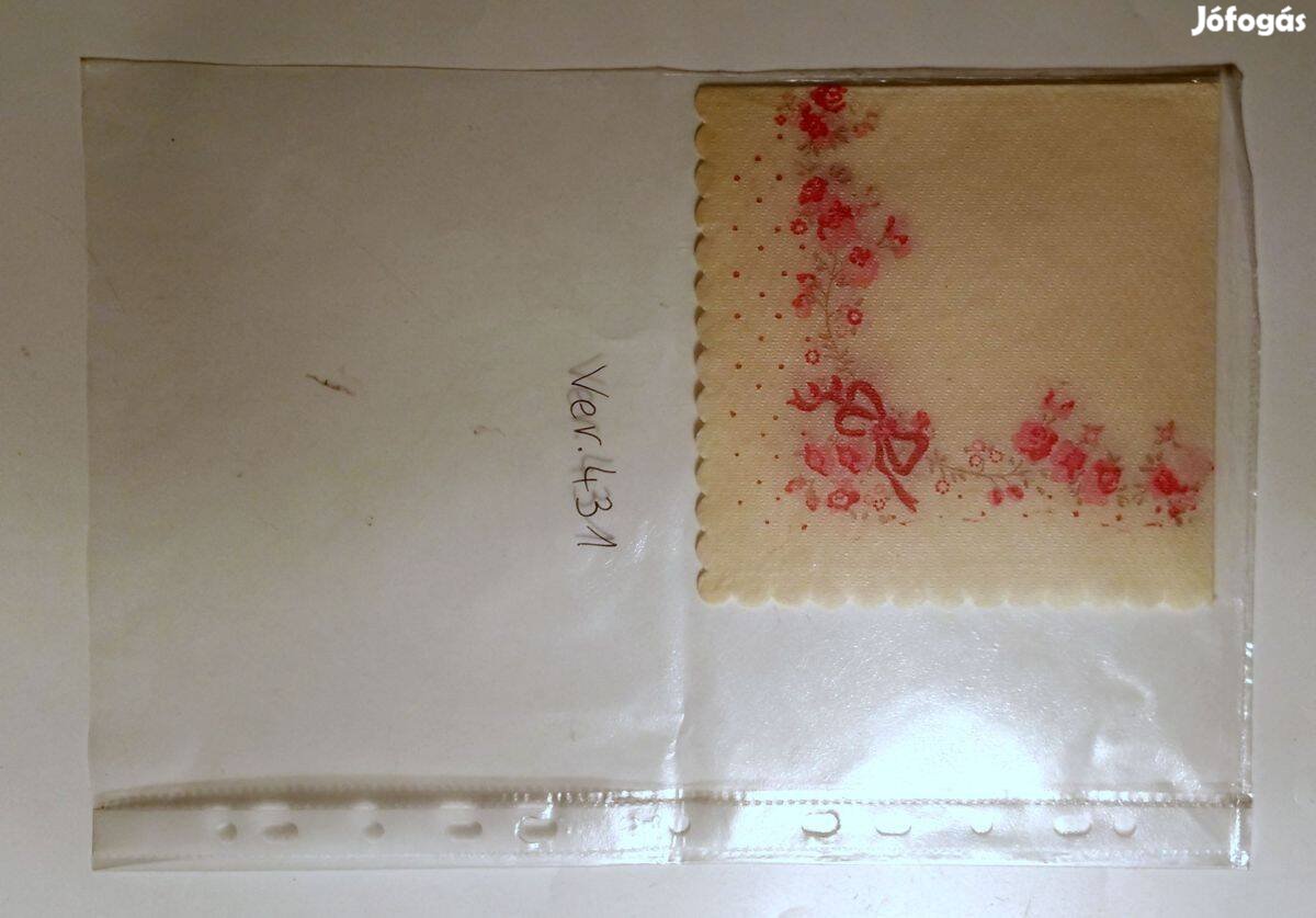 Szalvéta Ver.431 papír retró