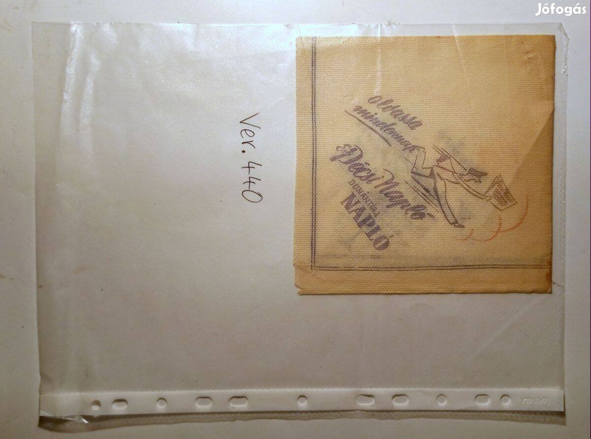 Szalvéta Ver.440 papír Pécsi Napló