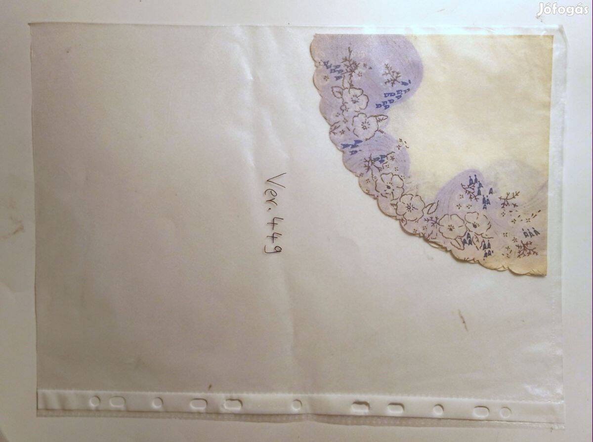 Szalvéta Ver.449 papír retró