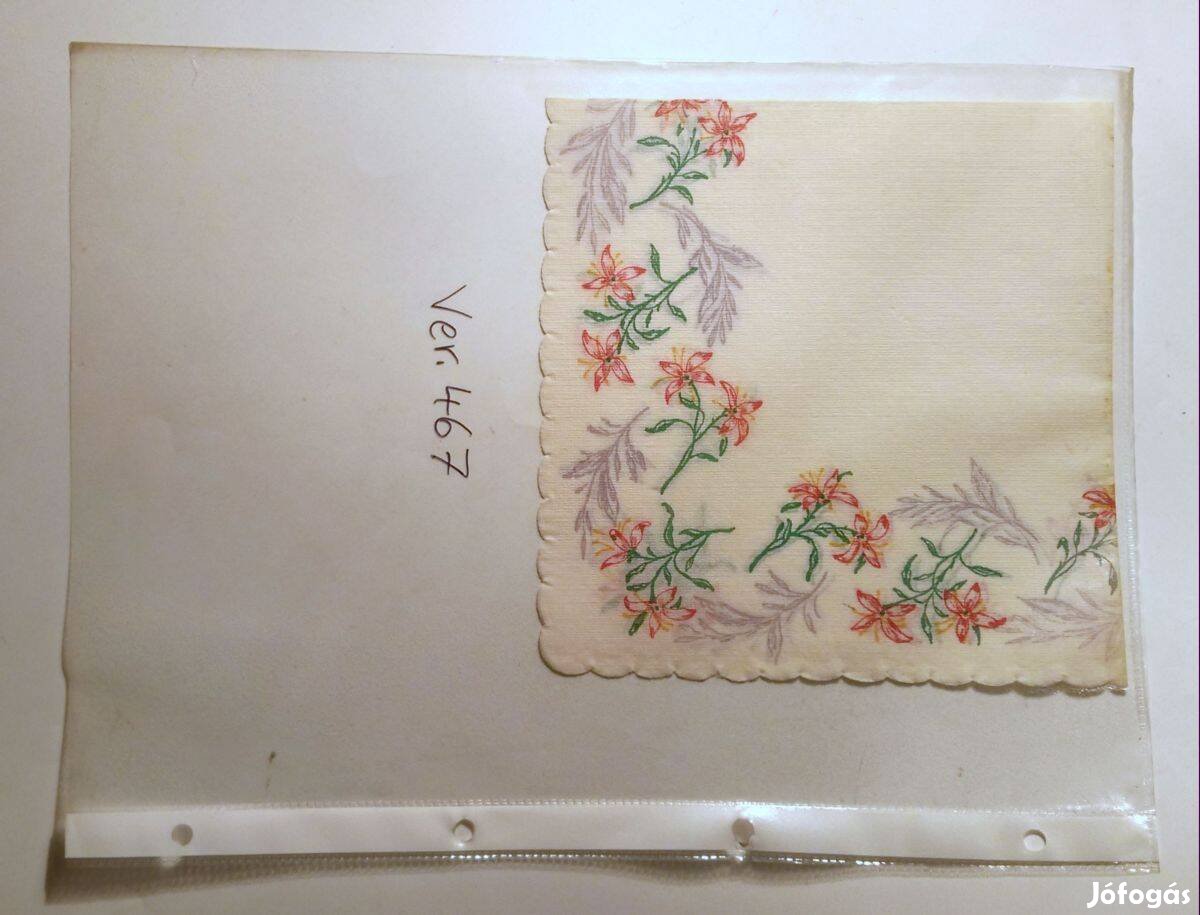 Szalvéta Ver.467 papír retró