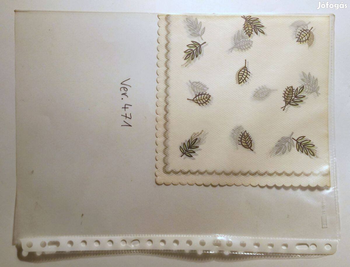 Szalvéta Ver.471 papír retró