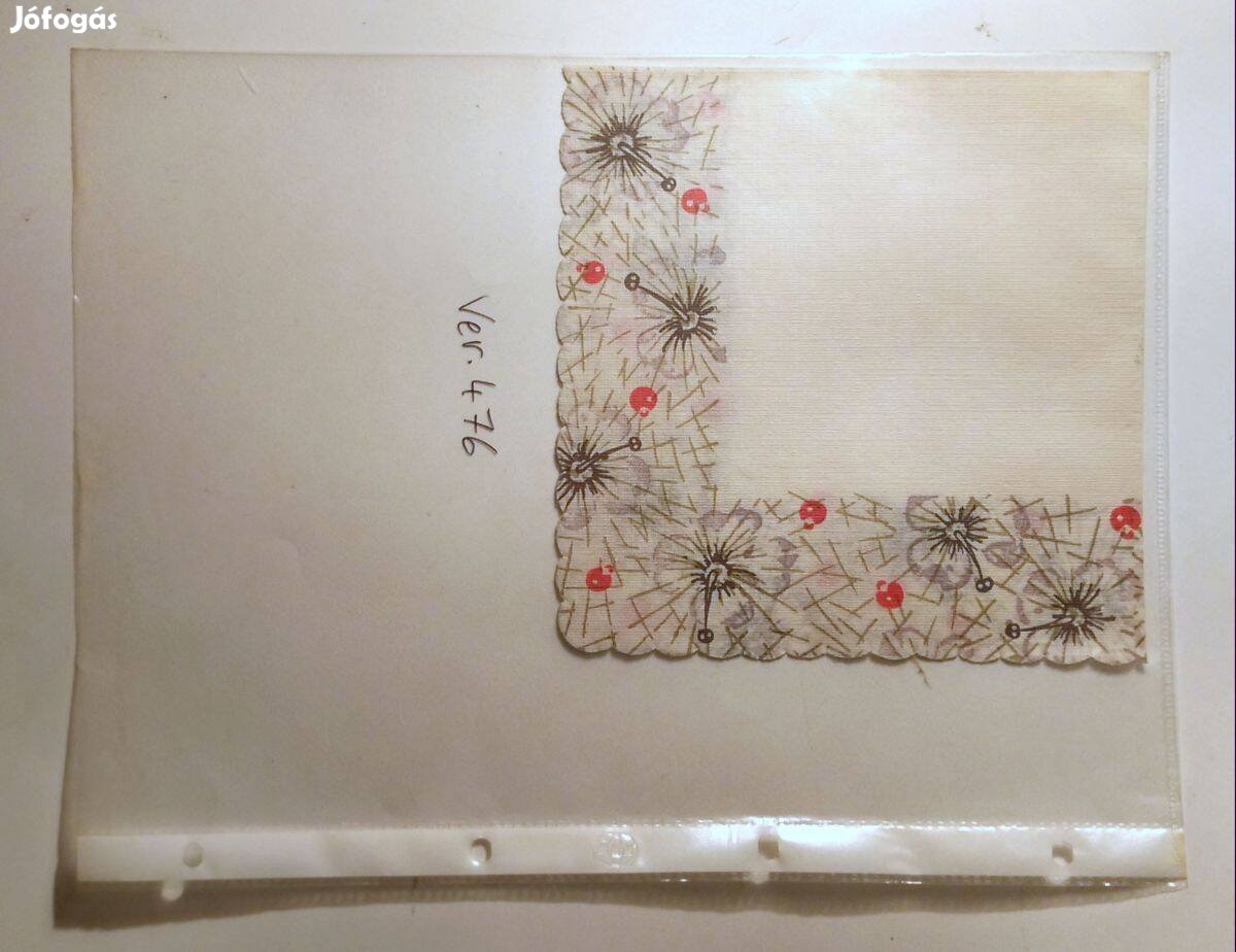 Szalvéta Ver.476 papír retró