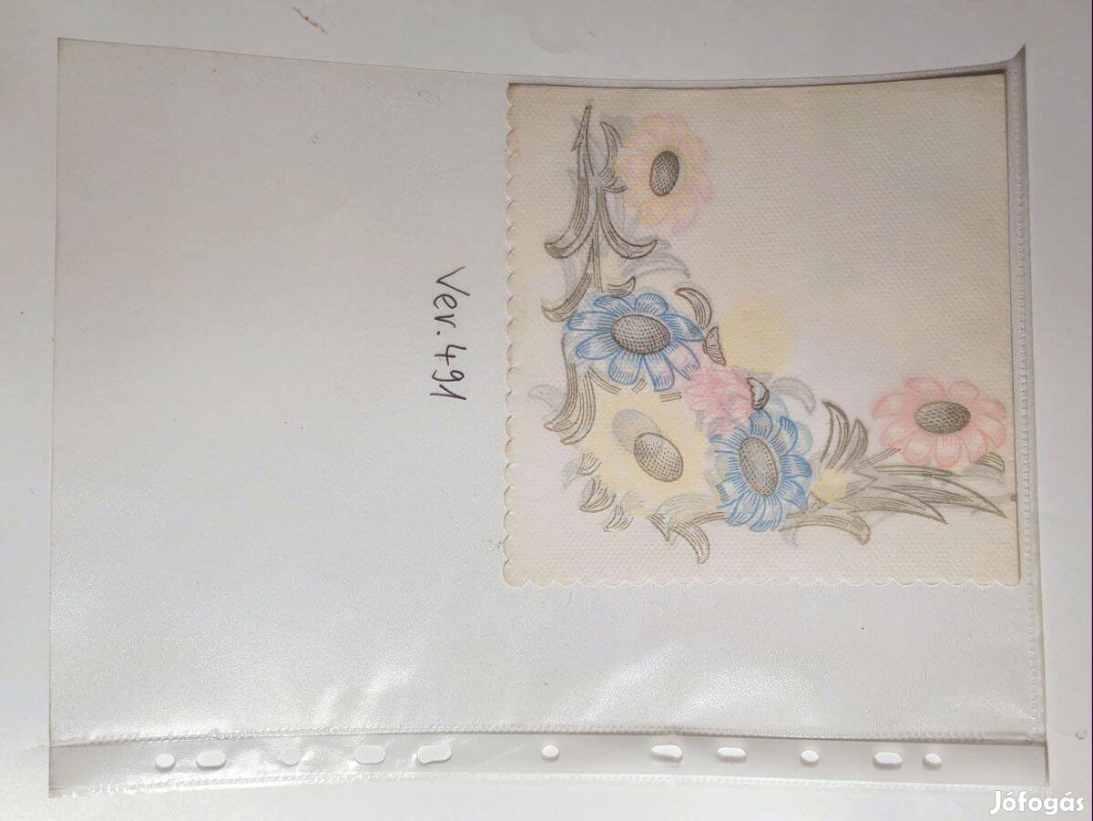 Szalvéta Ver.491 papír retró