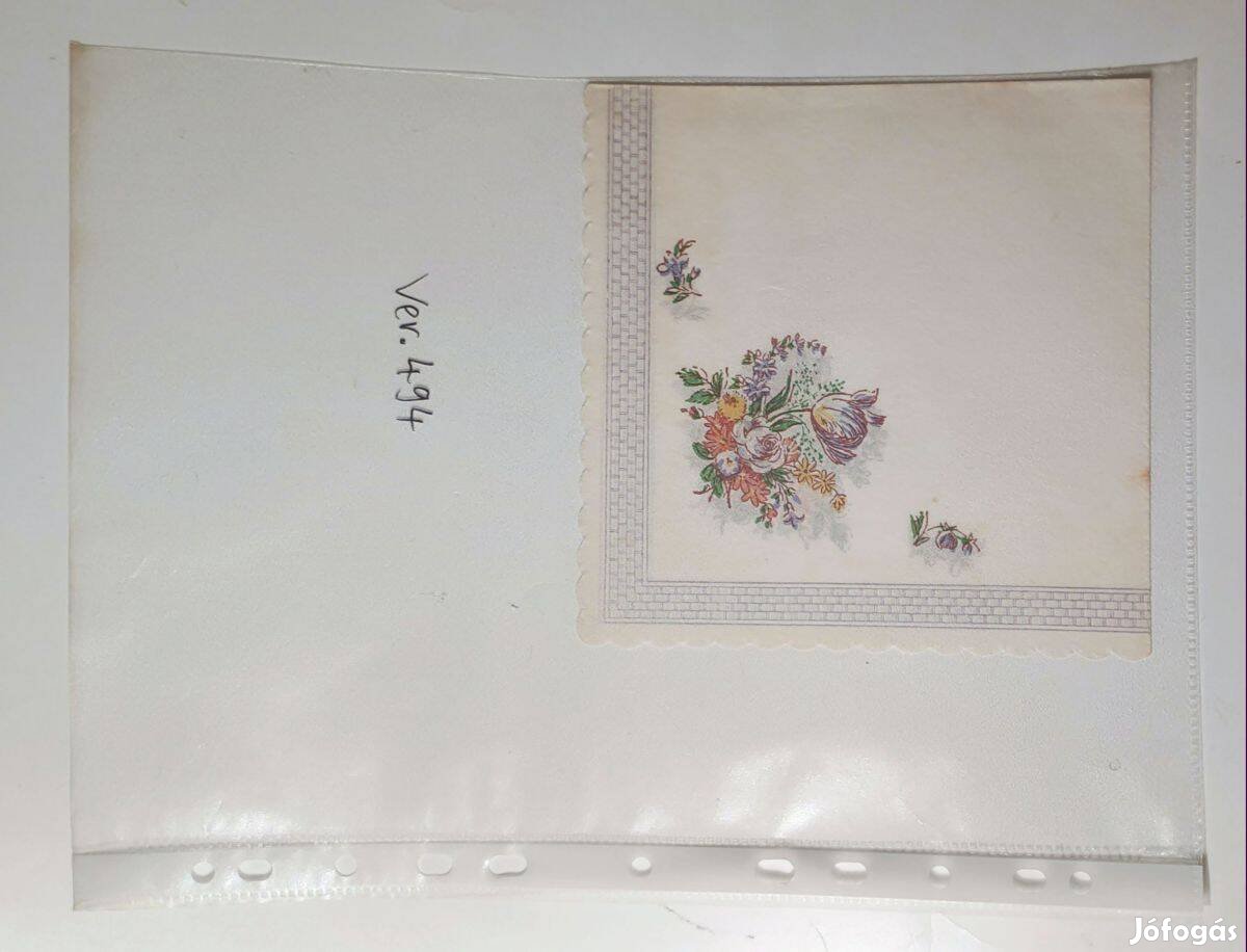 Szalvéta Ver.494 papír retró