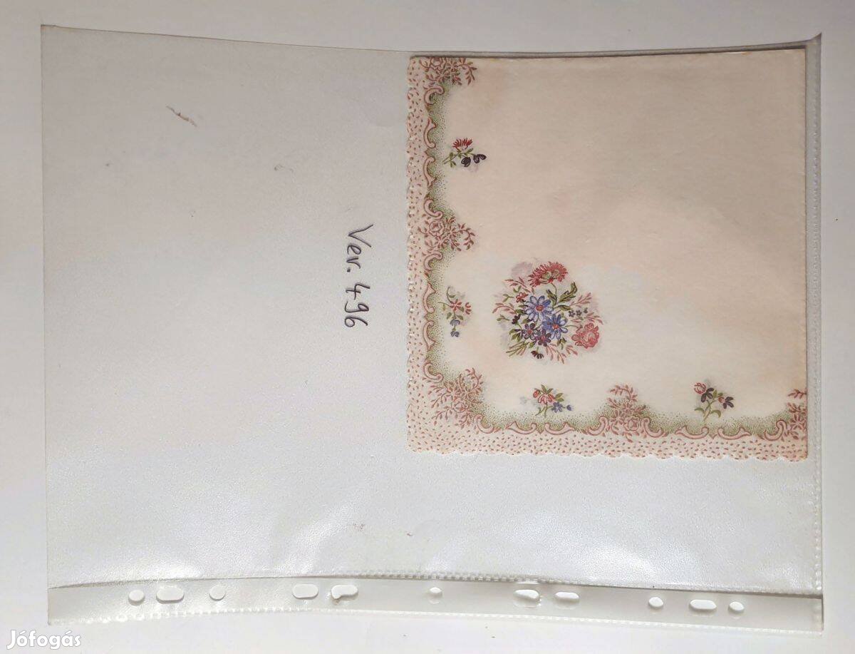 Szalvéta Ver.496 papír retró