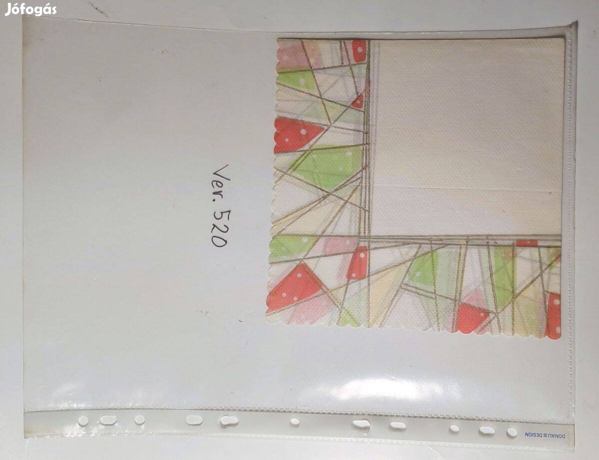 Szalvéta Ver.520 papír retró