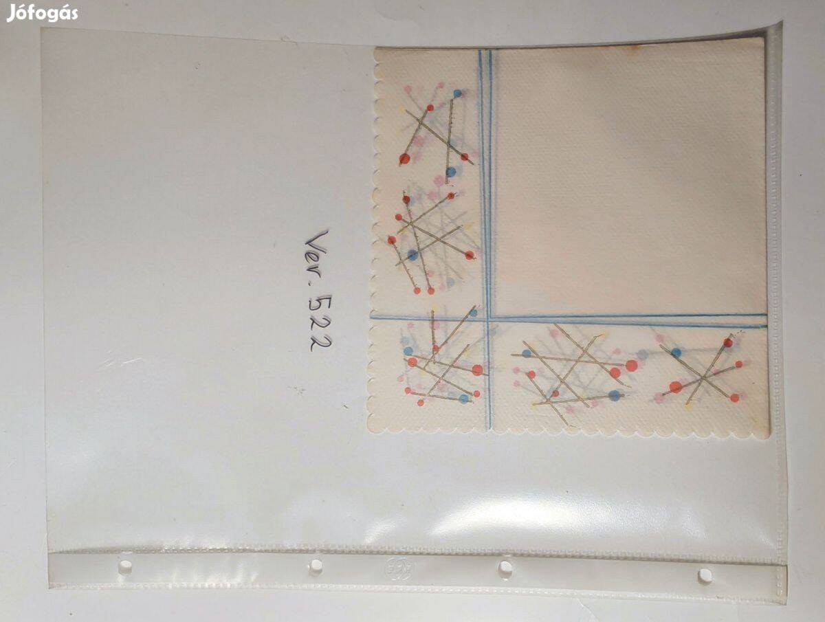 Szalvéta Ver.522 papír retró