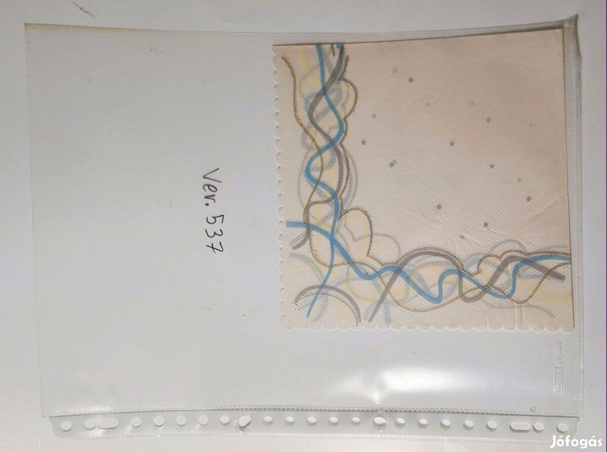 Szalvéta Ver.537 papír retró
