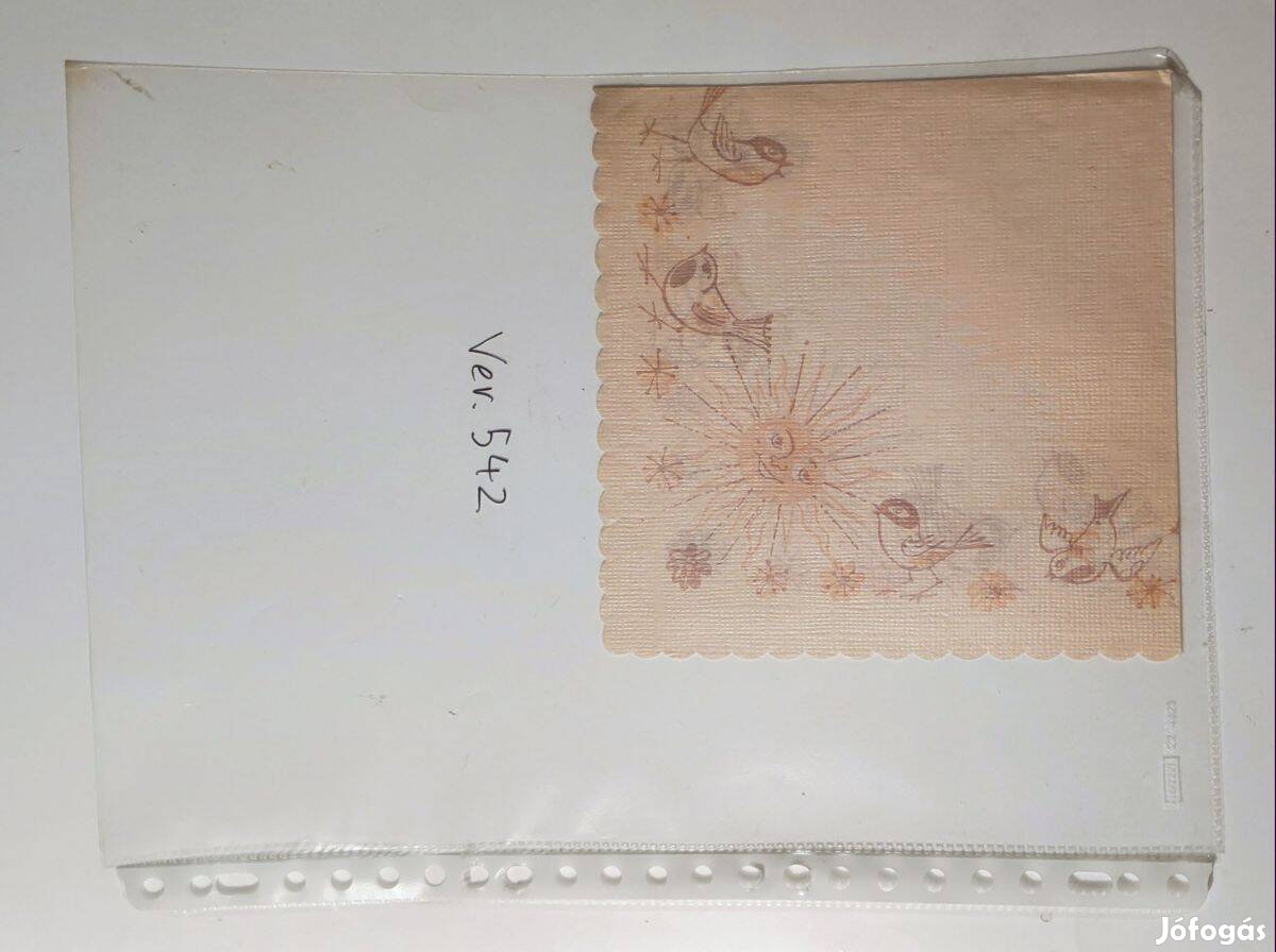 Szalvéta Ver.542 papír retró