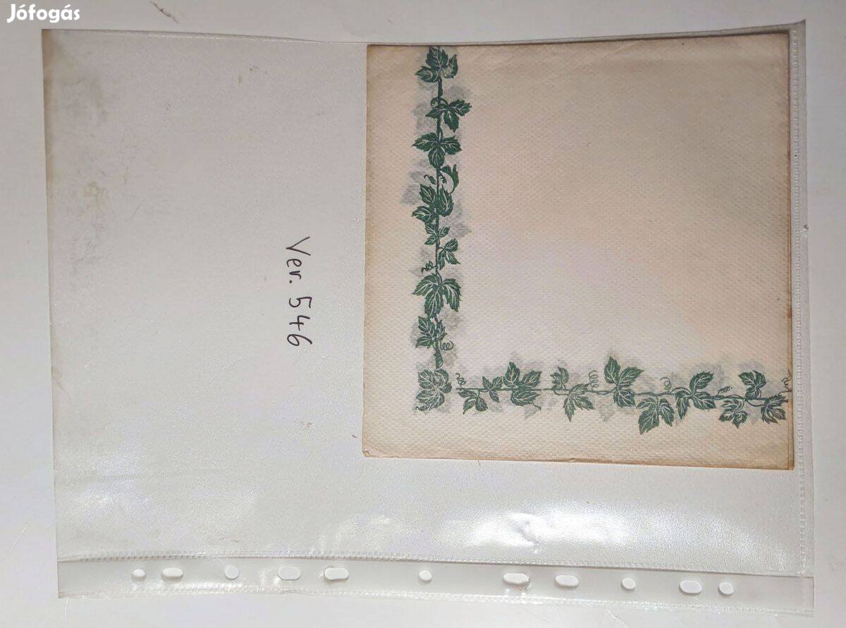 Szalvéta Ver.546 papír retró