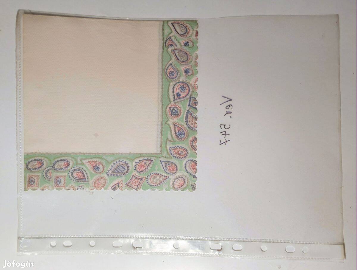 Szalvéta Ver.547 papír retró