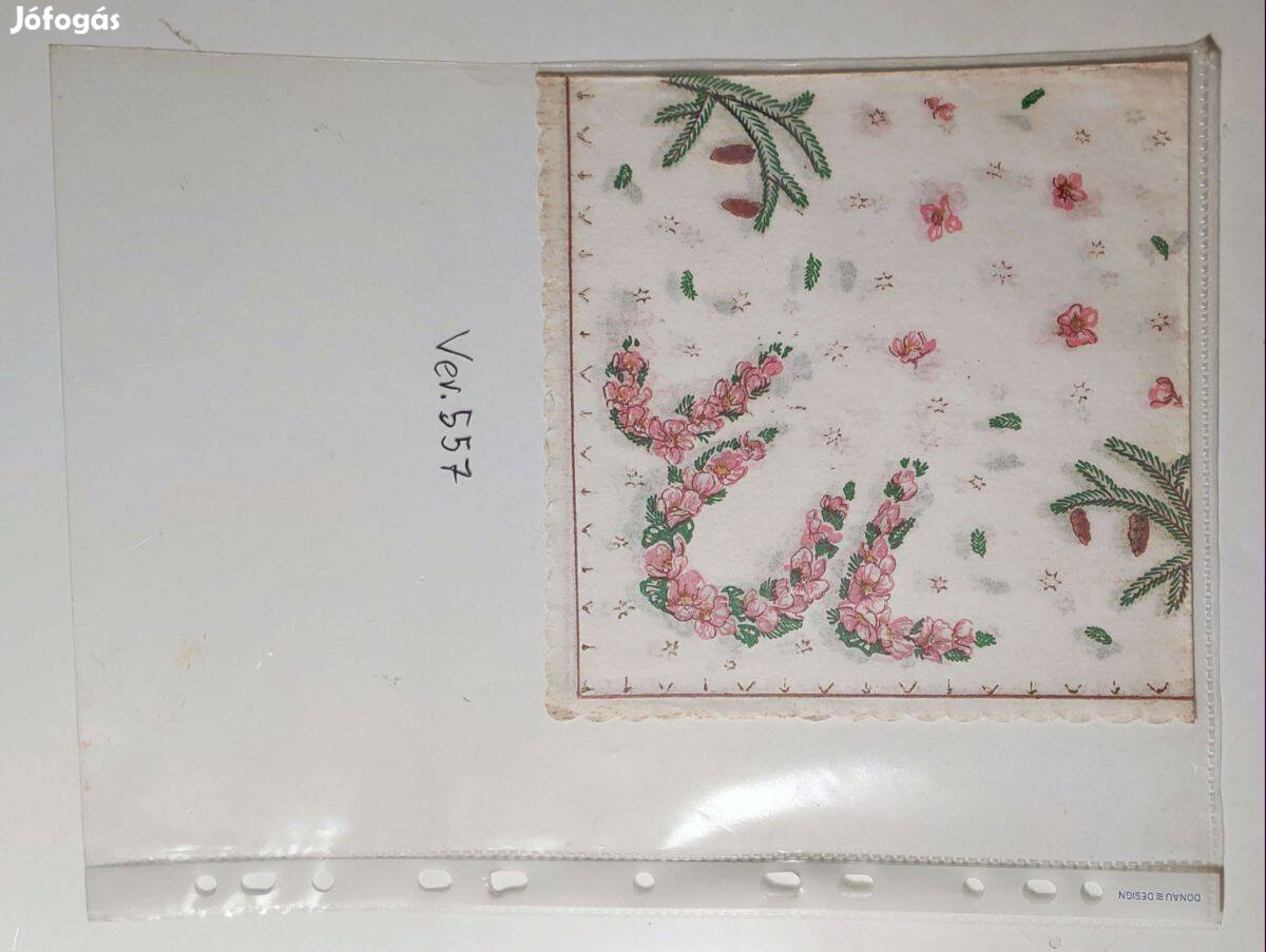 Szalvéta Ver.557 papír retró