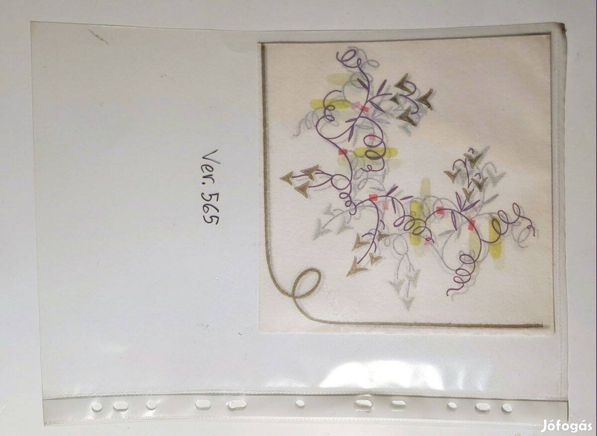 Szalvéta Ver.565 papír retró