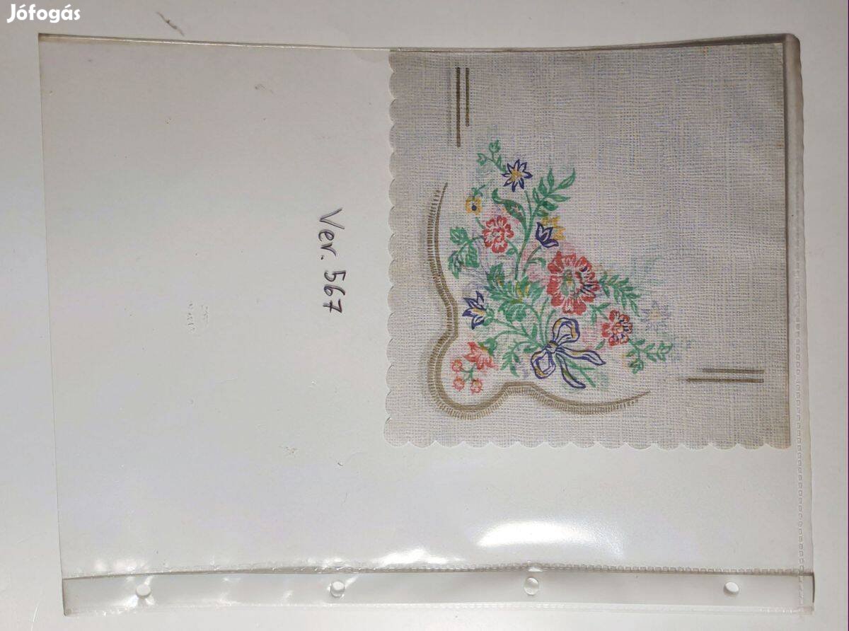 Szalvéta Ver.567 papír retró