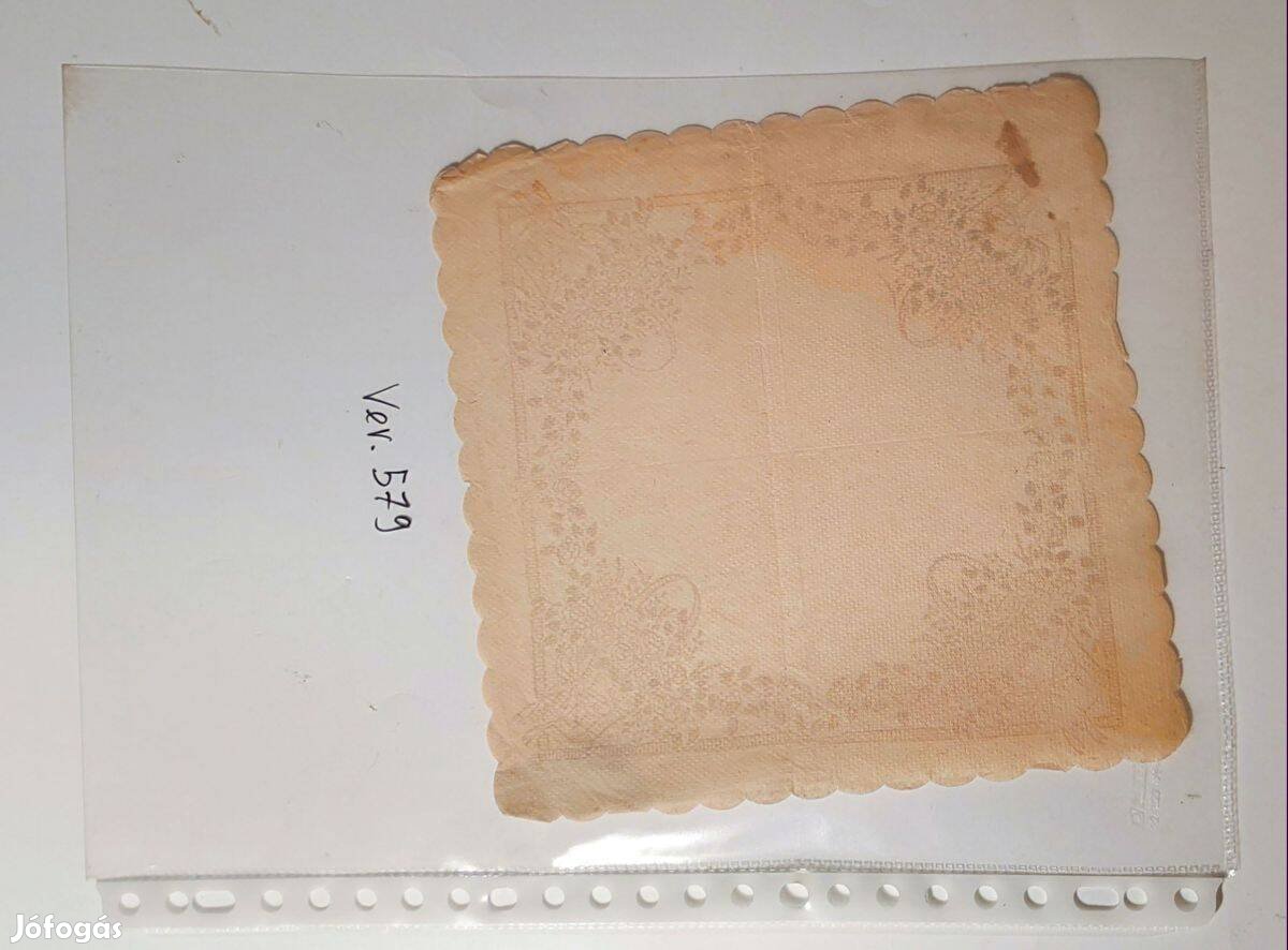 Szalvéta Ver.579 papír retró