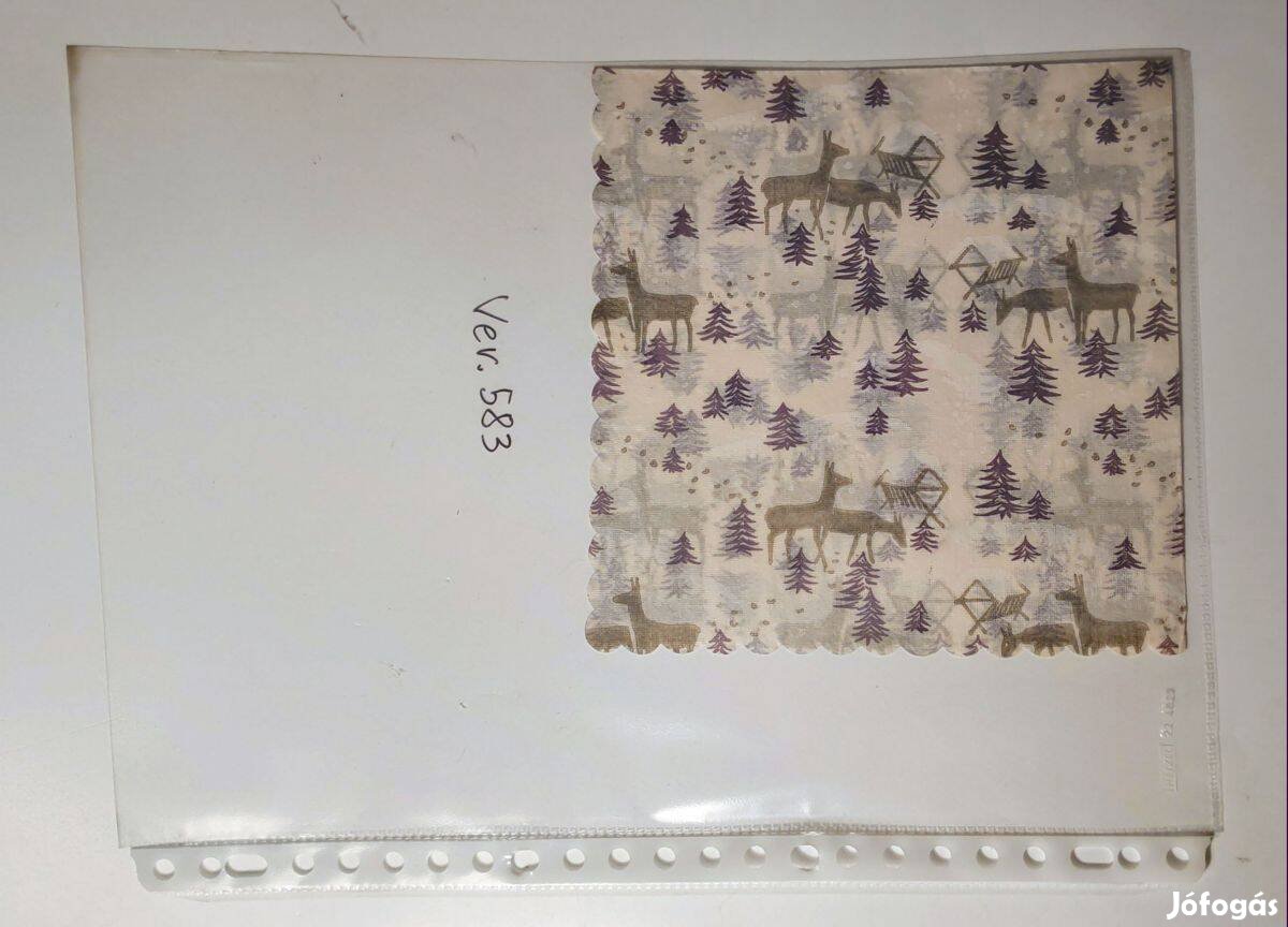 Szalvéta Ver.583 papír retró