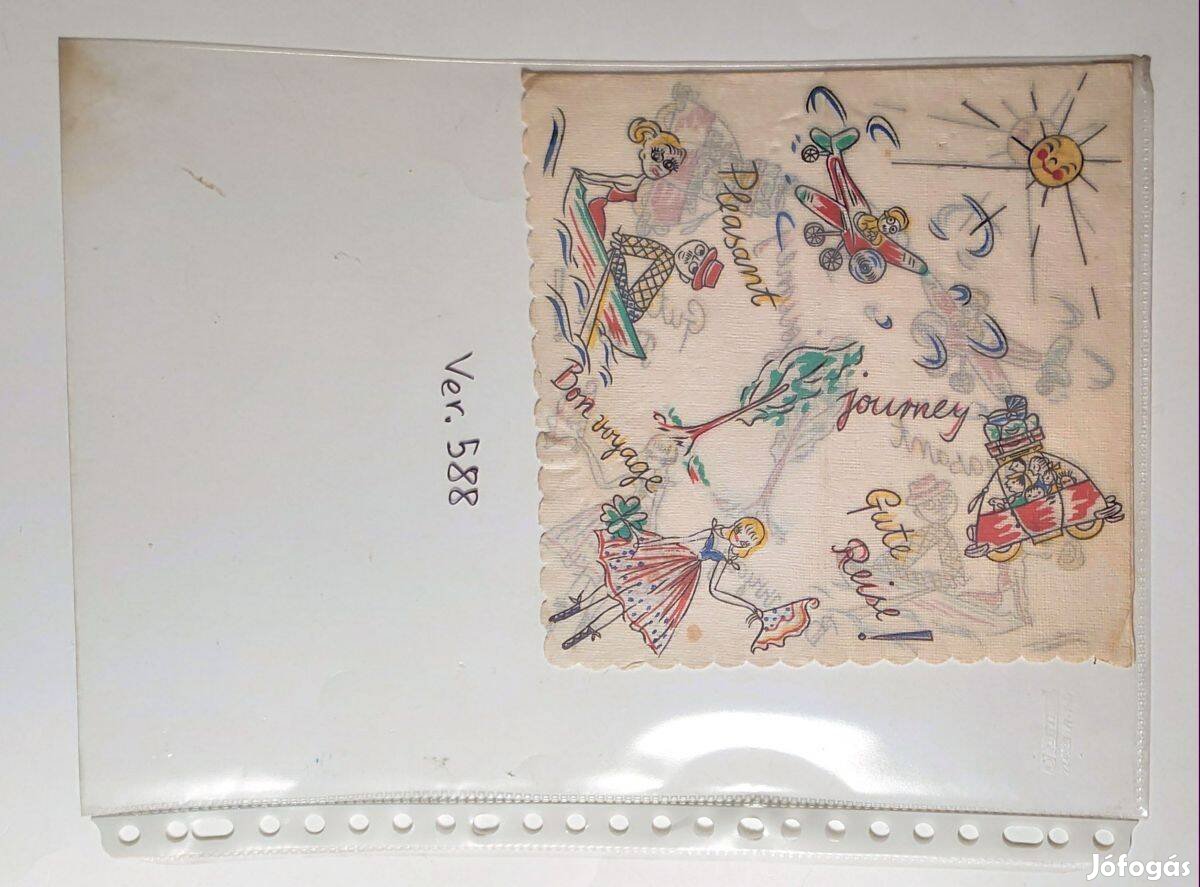 Szalvéta Ver.588 papír retró